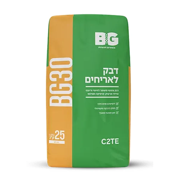 דבק לקרמיקה ואריחים BG BOND - חומרי בניין רמלה