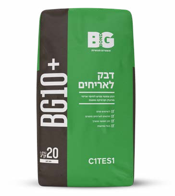 דבק אריחים לאריחים סופגים BG10+