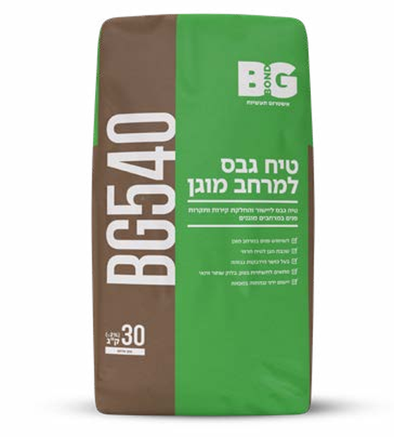 טיח גבס למרחב מוגן BG540